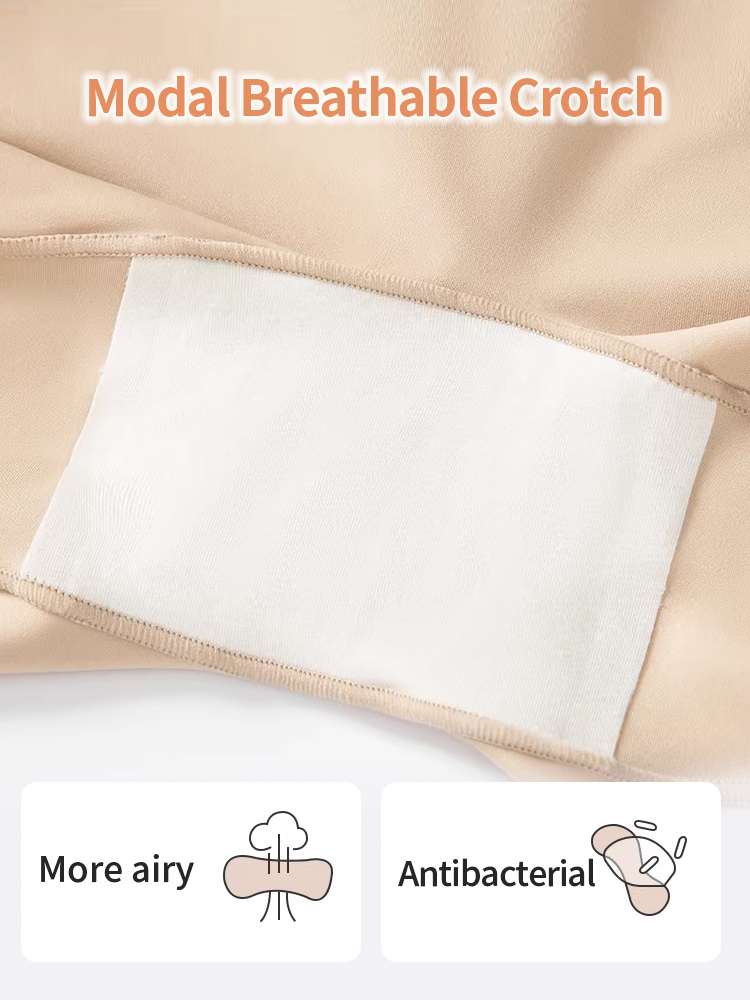 Seamless Safety Short High-waist Tummy Supports, Breathable & Sweat-wicking Comfort VEIMIA