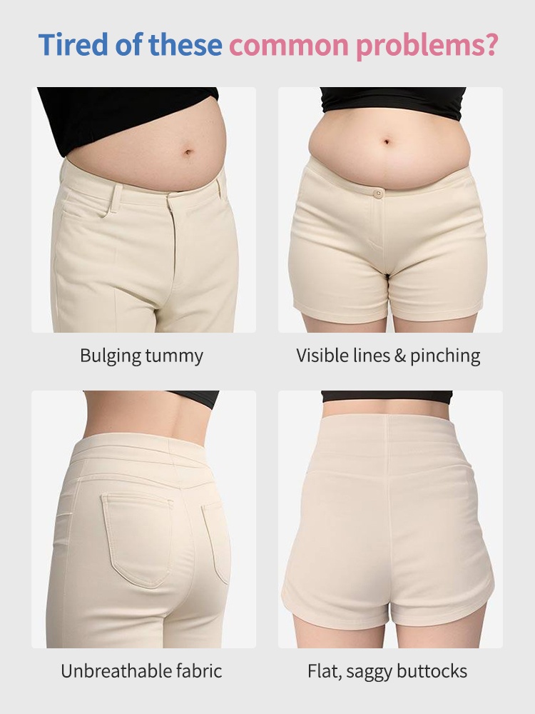 Seamless Shapewear Shorts With High-waisted Shaping & Waist Control, Fitted Without Rolled Edges VEIMIA