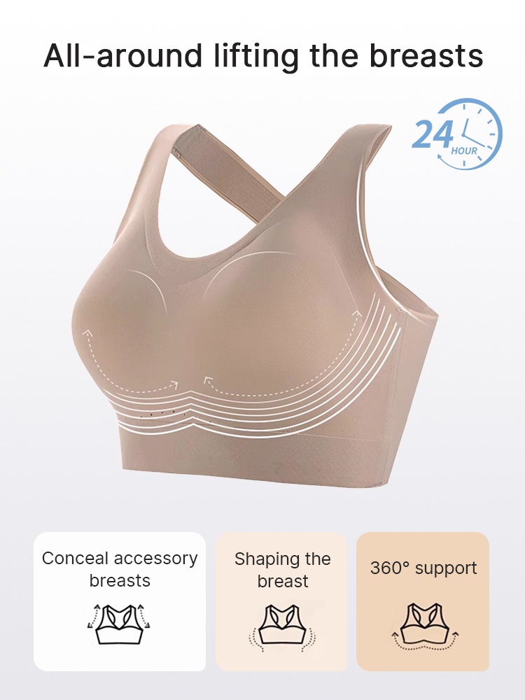 Seamless Sports Bras With Racerback Designs, Shock Absorptions & Breathable Comfort VEIMIA
