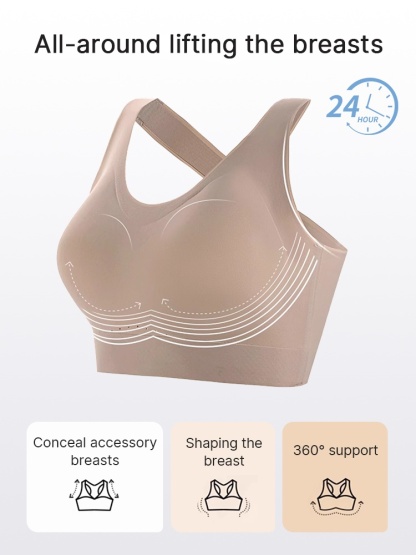 Seamless Sports Bras With Racerback Designs, Shock Absorptions & Breathable Comfort VEIMIA
