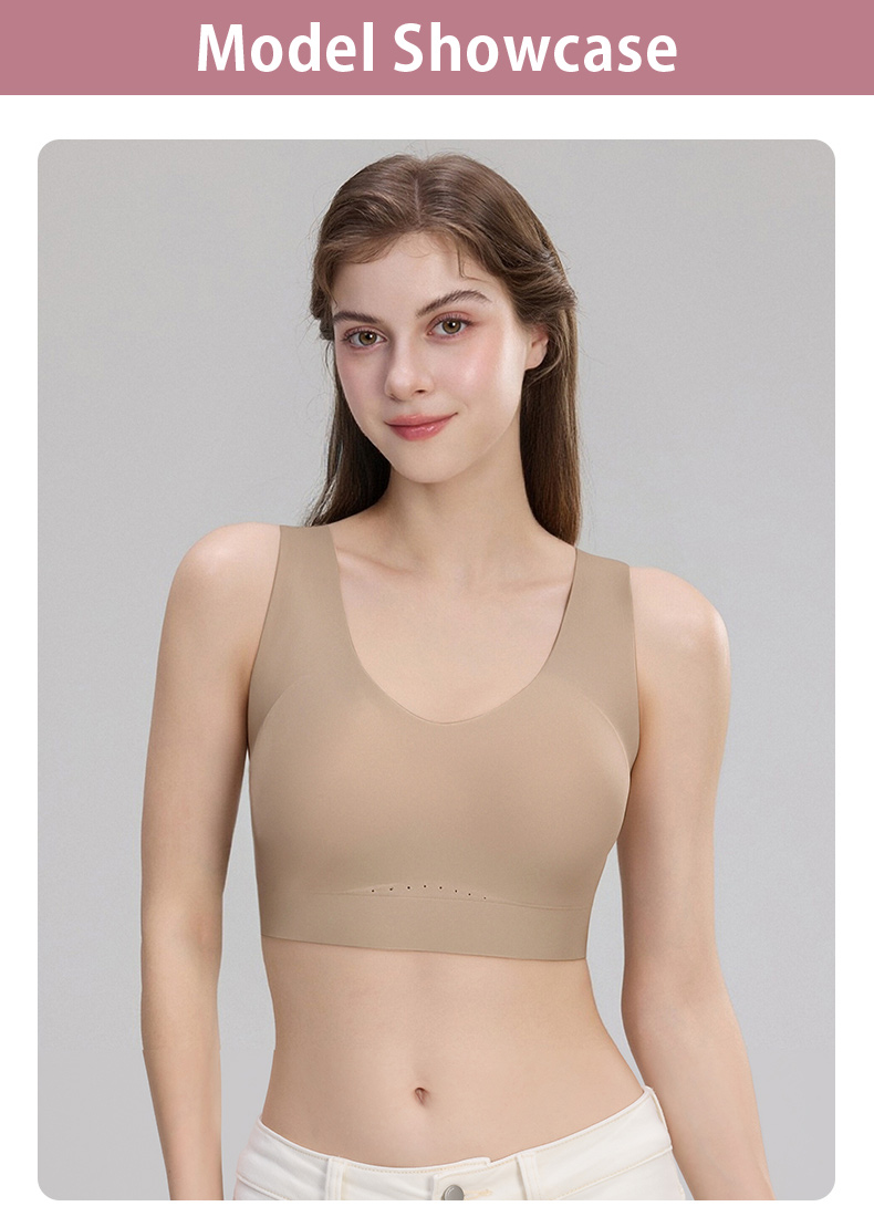 Seamless Sports Bras With Racerback Design, Shock Absorption & Breathable Comforts VEIMIA