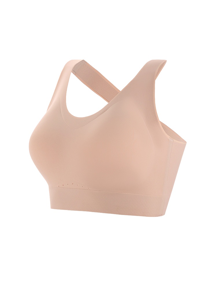 Seamless Sports Bras With Racerback Design, Shock Absorption & Breathable Comfort VEIMIA
