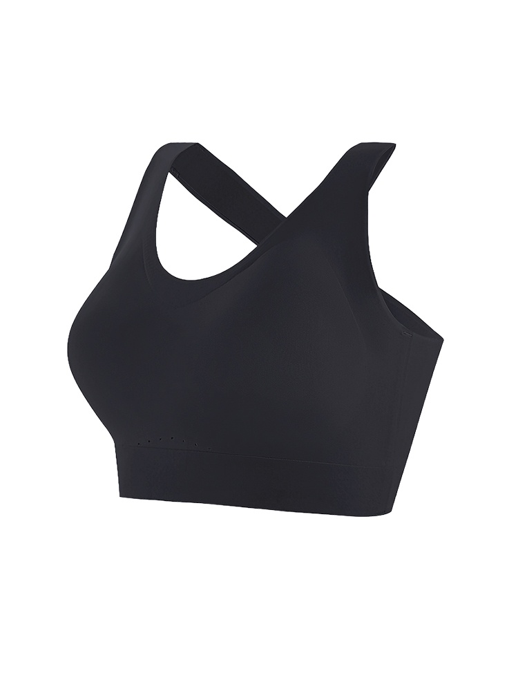 Seamless Sports Bras With Racerback Designs, Shock Absorption & Breathable Comfort VEIMIA
