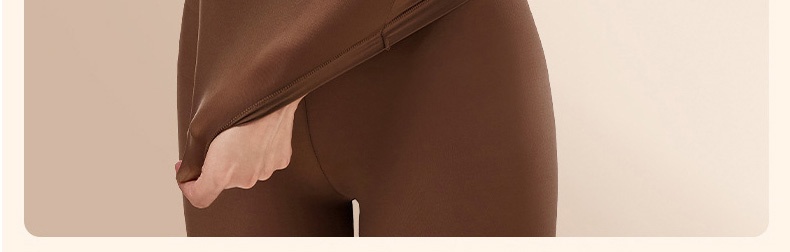 Ultra Thin Long Sleeve Shirt Breathable Thermal Underwear Moisturizing Long Johns Set Elastic VEIMIA