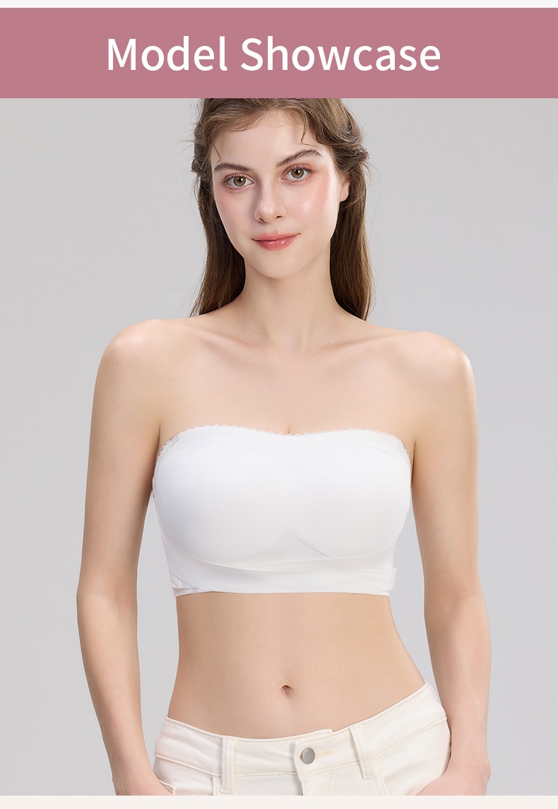 Secure Strapless Bras Anti-slip Snug Fits, Second-skins Wireless Comfort & Seamless Under Clothes VEIMIA