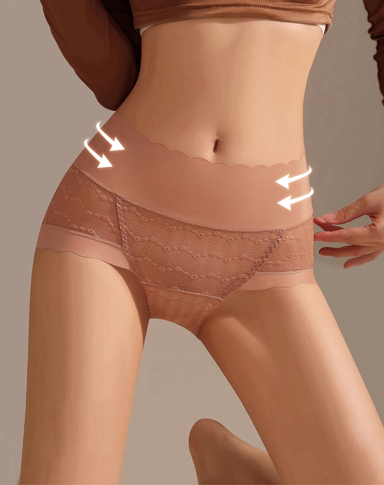 Seamless Sexy Lace Panties Comfortable Mulberry Silk Crotch Plus Size Underwear Customer Review VEIMIA