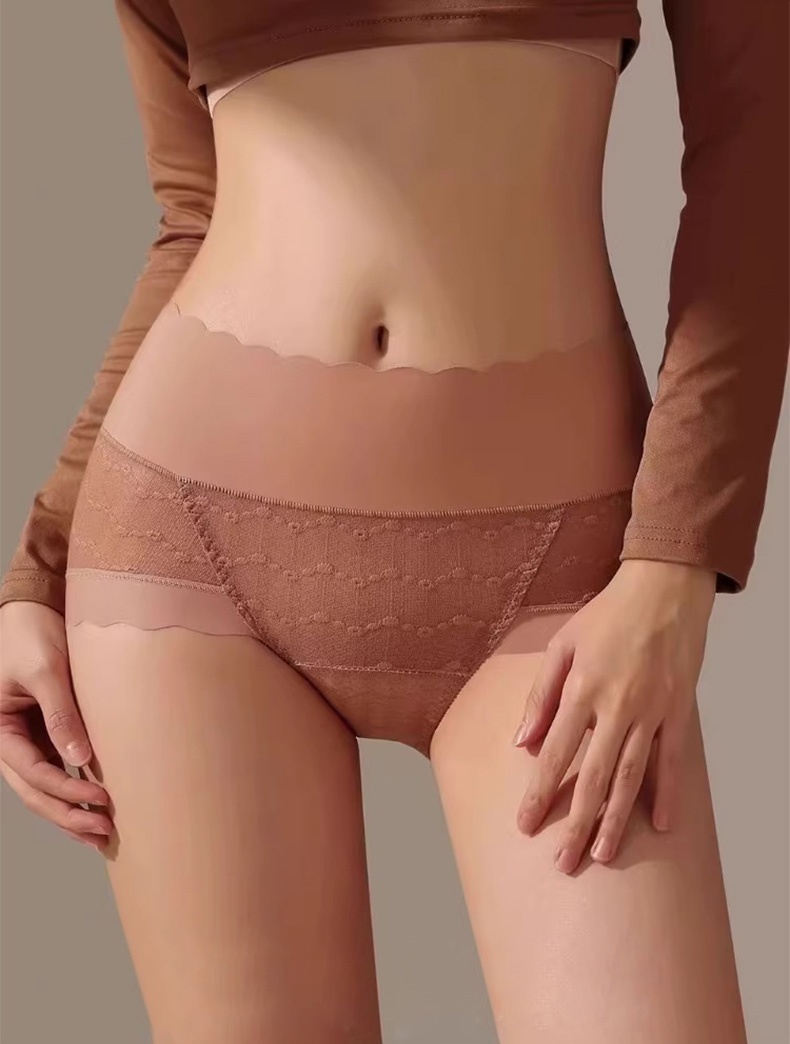 Seamless Sexy Lace Panties Comfortable Mulberry Silk Crotch Plus Size Underwear Customer Reviews VEIMIA