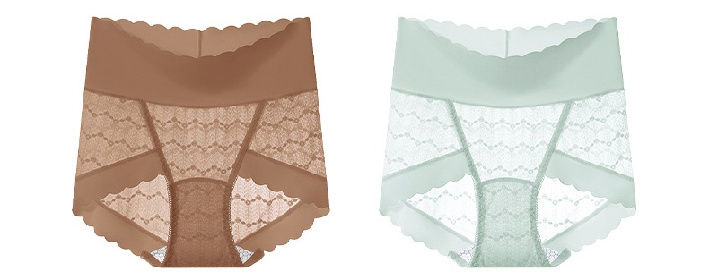 Seamless Sexy Lace Panties Wrapping Mulberry Silk Crotch Plus Size Underwear Lift Hips VEIMIA