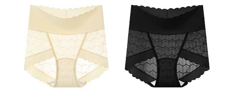 Seamless Sexy Lace Panties Comfortable Wrapping Mulberry Silk Crotch Plus Size Underwear Lift Hips Warm Change VEIMIA
