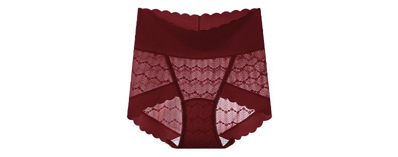 Seamless Sexy Lace Panties Comfortable Wrapping Mulberry Silk Crotch Plus Size Thermal Change VEIMIA