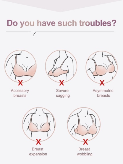 Shape-enhancing Minimizers Bras Sexy & Comfortable With Prevent Accidental Exposure Lace Trim VEIMIA