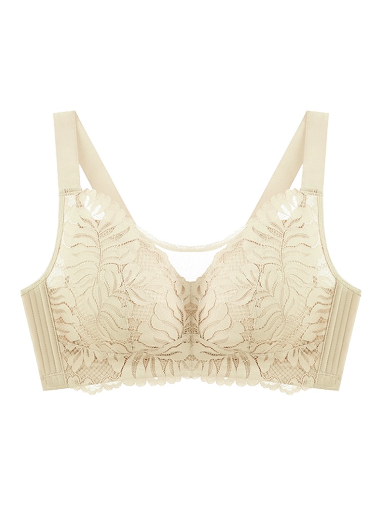 Shape-enhancing Minimizer Bra Sexy & Comfortable With Prevent Accidental Exposure Lace Trim VEIMIA