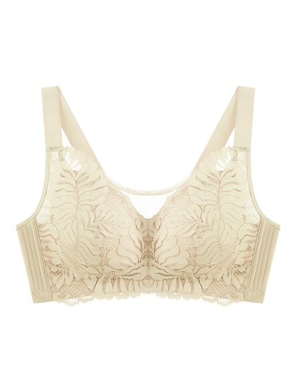 Shape-enhancing Minimizer Bra Sexy & Comfortable With Prevent Accidental Exposure Lace Trim VEIMIA