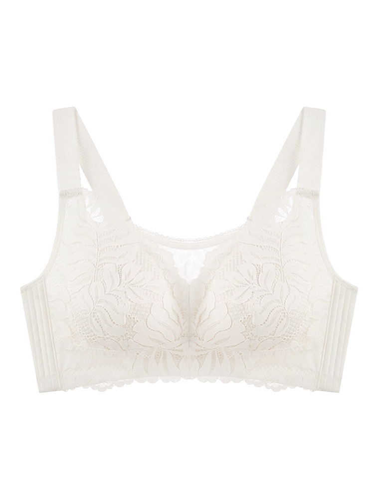 Shape-enhancing Minimizers Bra Sexy & Comfortable With Prevent Accidental Exposure Lace Trim VEIMIA