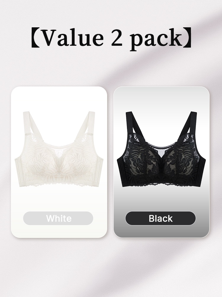 Shape-enhancing Minimizers Bras Sexy & Comfortable With Prevent Accidental Exposure Lace Trim VEIMIA