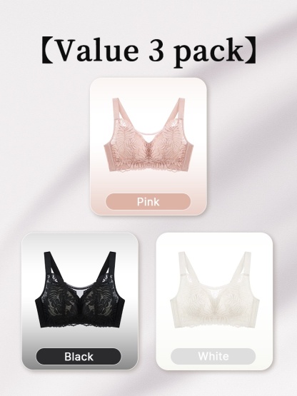 Shape-enhancing Minimizer Bras Sexy & Comfortable With Prevent Accidental Exposure Lace Trims VEIMIA