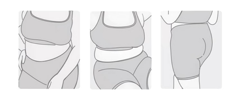 Compression for Instant Waist Slimming & Hip Lifting High-waisted Elastic Shapewear Brief VEIMIA