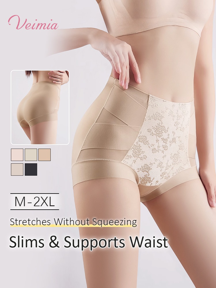 Shaping High Tummes Panties Slim & The Waist While Stretching Comfortably To Lift Curves VEIMIA