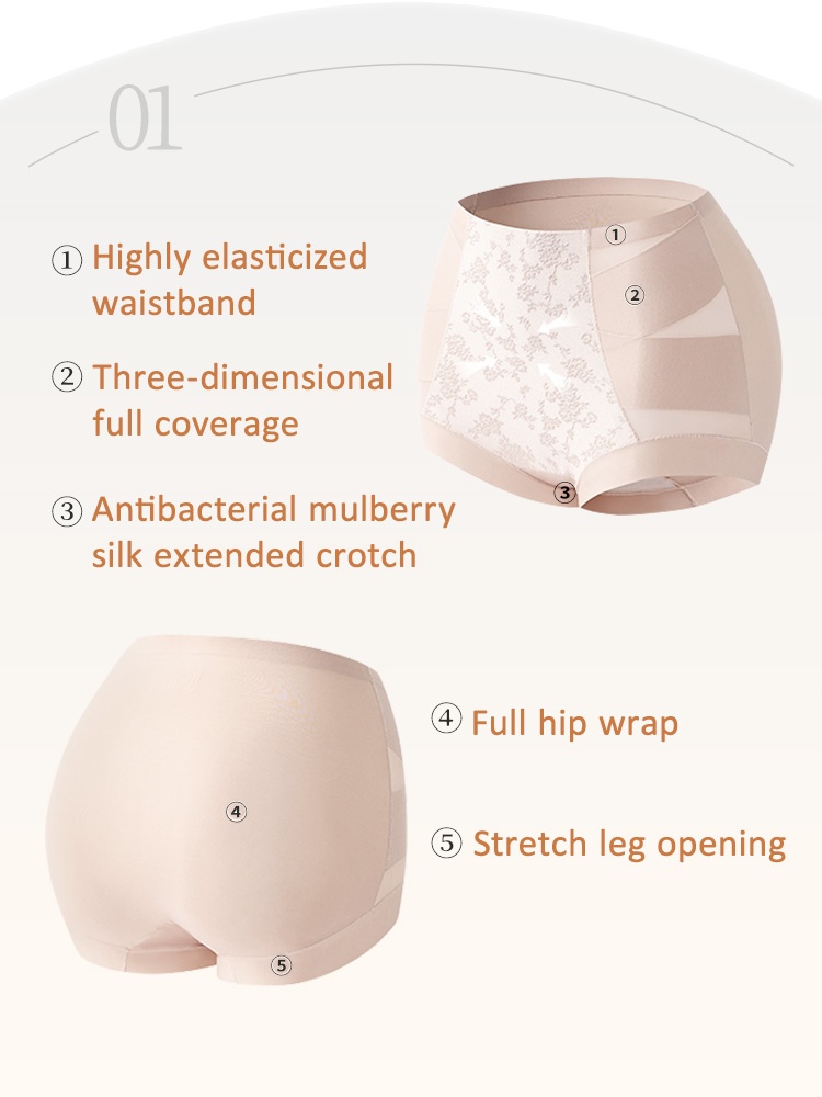 Sculpting High Waist Panties Slim & The Waist While Stretching Comfortably To Lift Curves VEIMIA