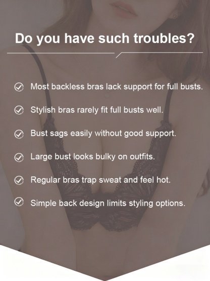 Full bust bra problems infographic VEIMIA