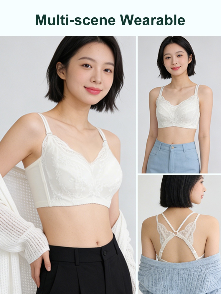 Sheer lace bra feature infographic VEIMIA