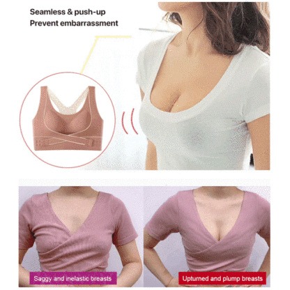 Front side buckle sports bra