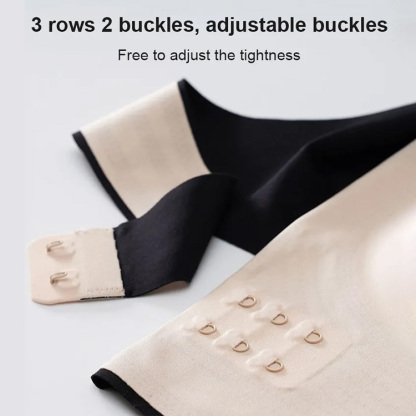 Front side buckle sports bra