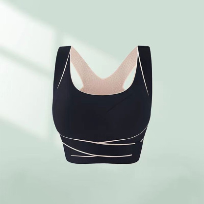 Front side buckle sports bra