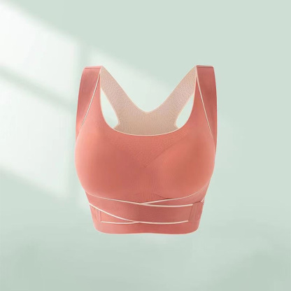 Front side buckle sports bra