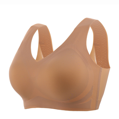 Seamless Bralettes Comfortable No Wire Support V Neck Bras VEIMIA