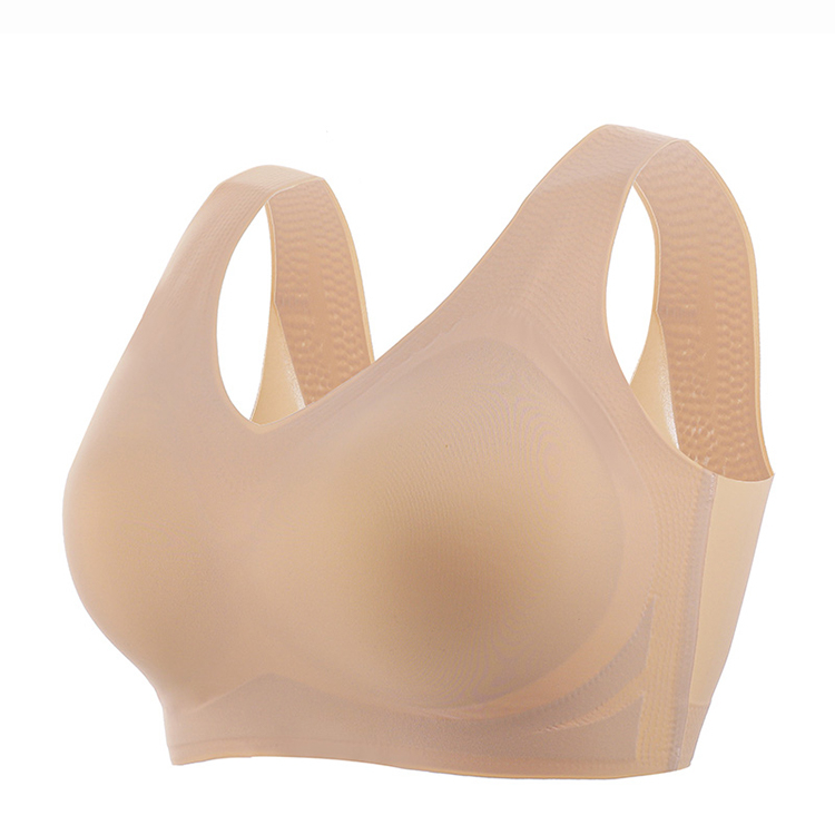 Invisible Bralettes Comfortable No Wire Support V Neck Bra VEIMIA