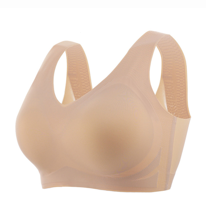 Invisible Bralettes Comfortable No Wire Support V Neck Bra VEIMIA
