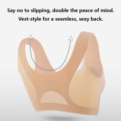 Invisible Seamless Bralette Support V Neck Bra VEIMIA