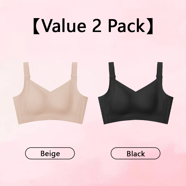 VEIMIA Breast Minimizing Non-marking Skin-friendly Push Up Bra