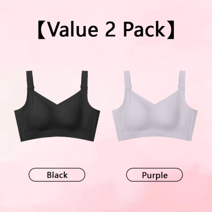 VEIMIA Breast Minimizing Non-marking Skin-friendly Push Up Bra