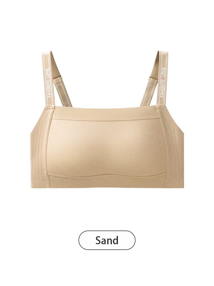 Sand bra front view with adjustable straps VEIMIA