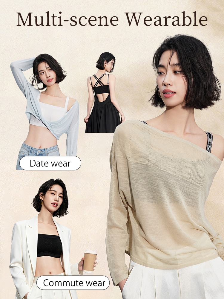 Multi-scene styling graphic showing bra worn for date wear and commute VEIMIA