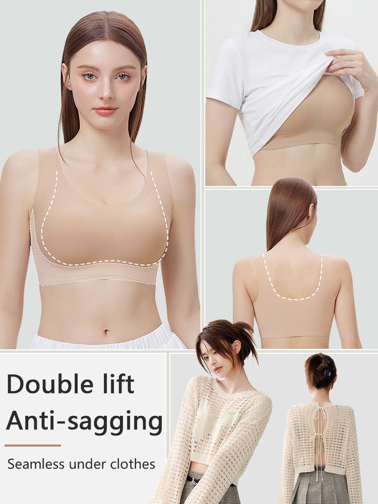 Sleek Seamless Bras Stay Undetectables While Lifting The Bust & Fighting Sagging All Day Long VEIMIA
