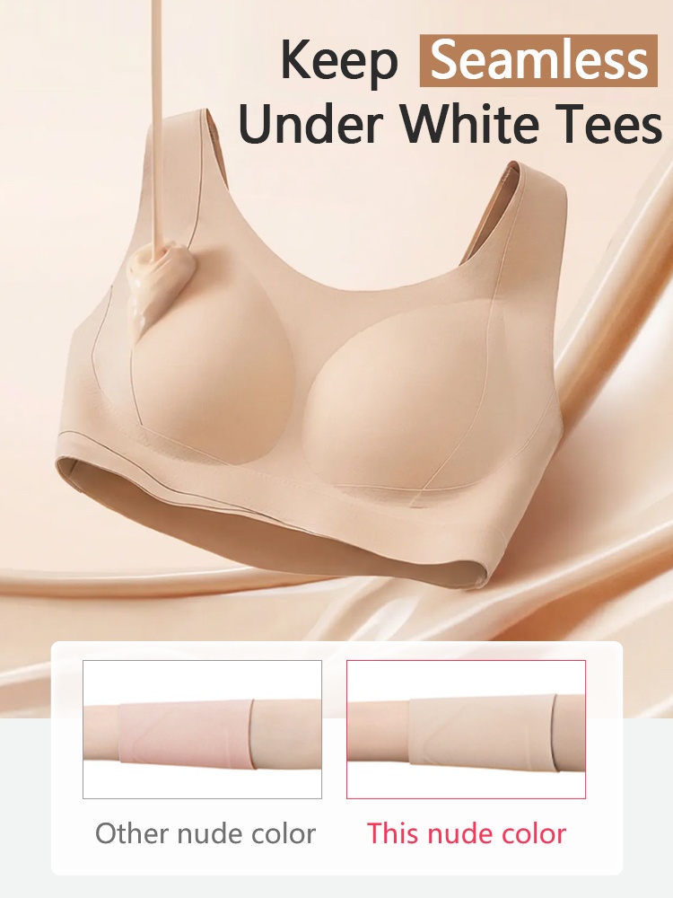 Sleek Seamless Bras Stay Undetectable While Boosting The Figure & Fighting Sag All Day Long VEIMIA