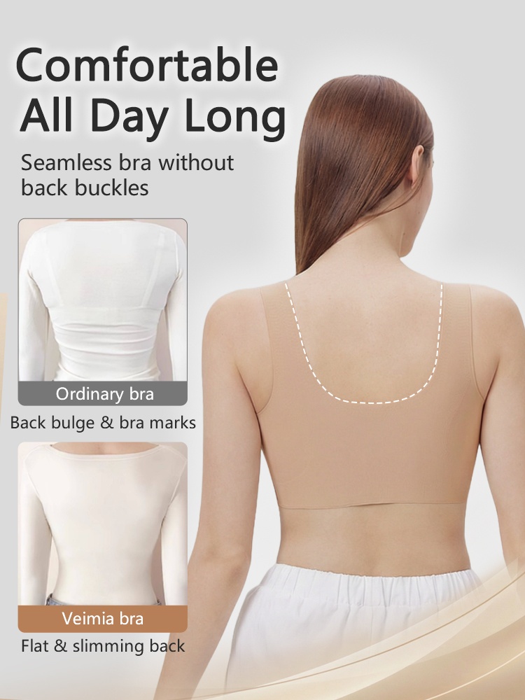 Sleek Seamless Bras Stay Invisible While Lifting The Chest & Fighting Drooping All Day Long VEIMIA