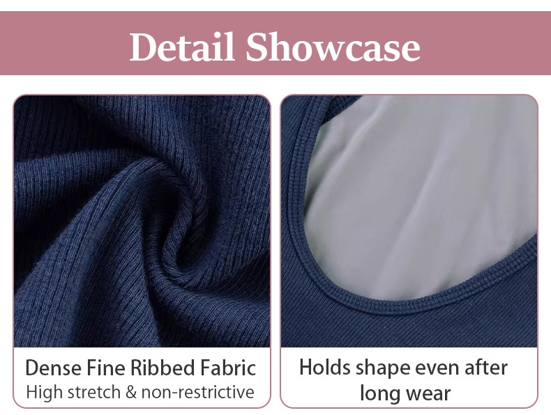 Slim Top With Built-in Support, Breathable Quick-dry Comfort For Everyday Styling VEIMIA