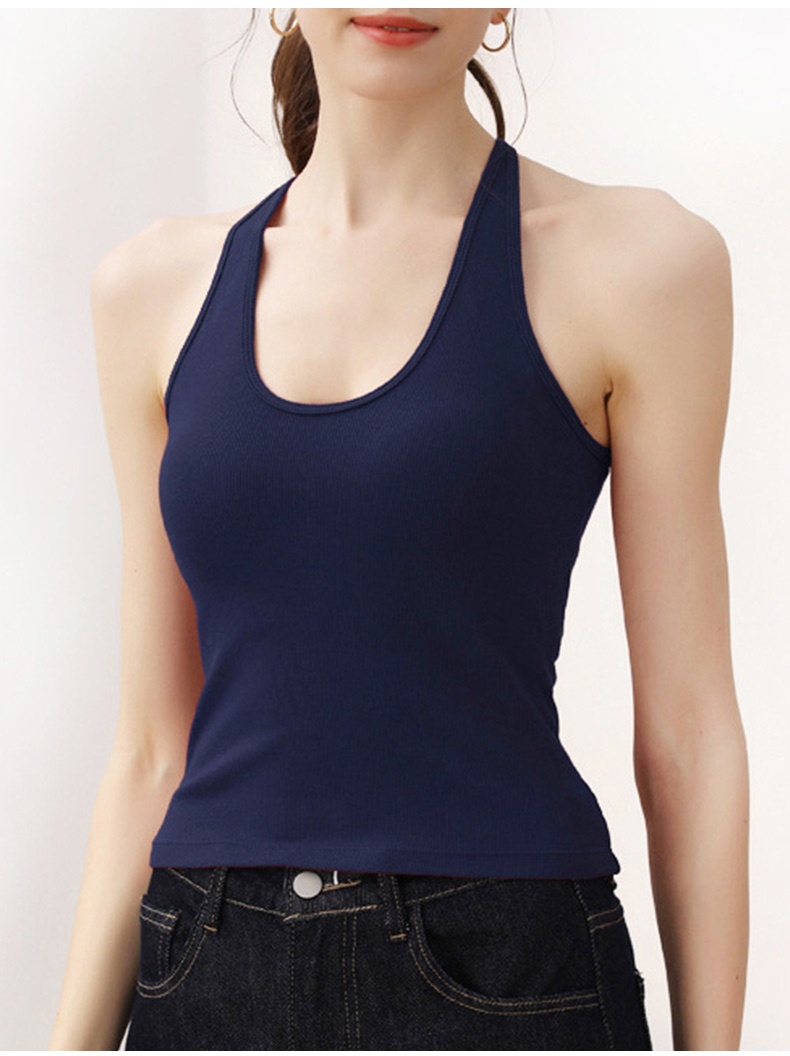 Slim Tank Top With Built-in Structure, Breathable Quick-dry Comfort For Everyday Styling VEIMIA