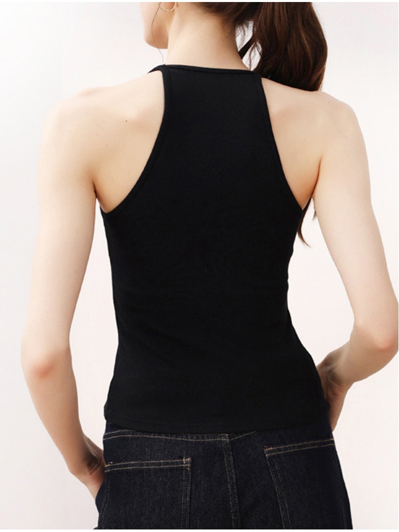 Slim Tank Top With Built-in Support, Breathable Quick-dry Ease For Everyday Styling VEIMIA