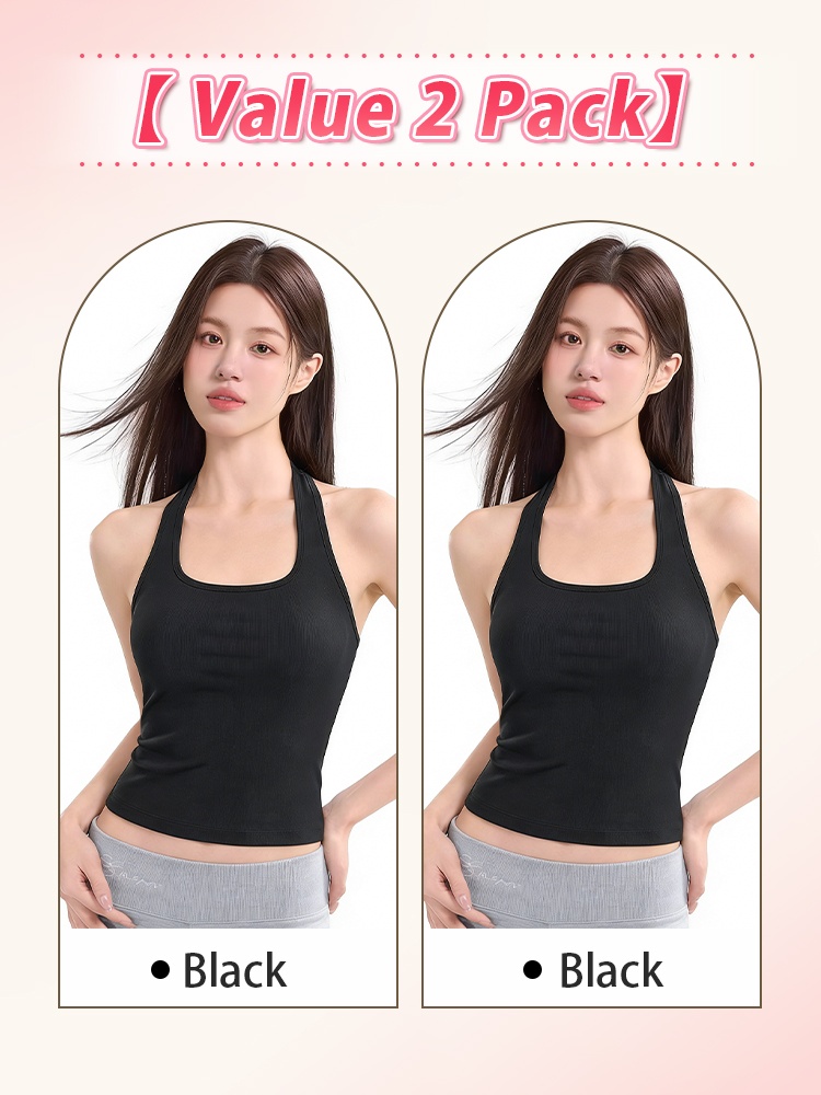 Fitted Tank Top With Built-in Structure, Breathable Quick-dry Feel For Everyday Wear VEIMIA