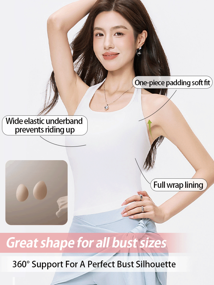 Streamlined Tops With Built-in Structure, Breathable Quick-dry Feel For Everyday Look VEIMIA