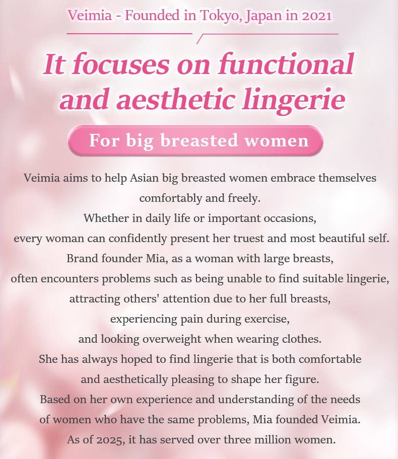 Slimming Minimizer Bra Thins & Supportive Cups Create Shapely Breasts, No Bounce For Sports Wearing VEIMIA