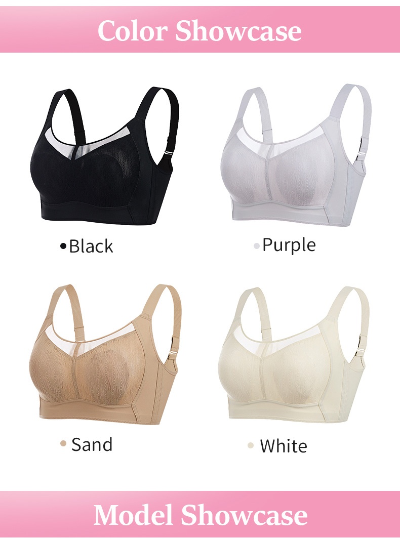 Slimming Minimizer Bra Thins & Supportive Cup Create Shapely Breasts, No Bounce For Sports Wearing VEIMIA
