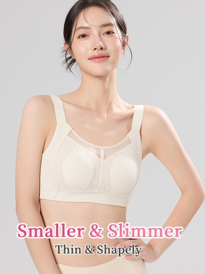 Slimming Minimizer Bra Thins & Supportive Cup Creates Shapely Breasts, No Bounce For Sports Wearing VEIMIA