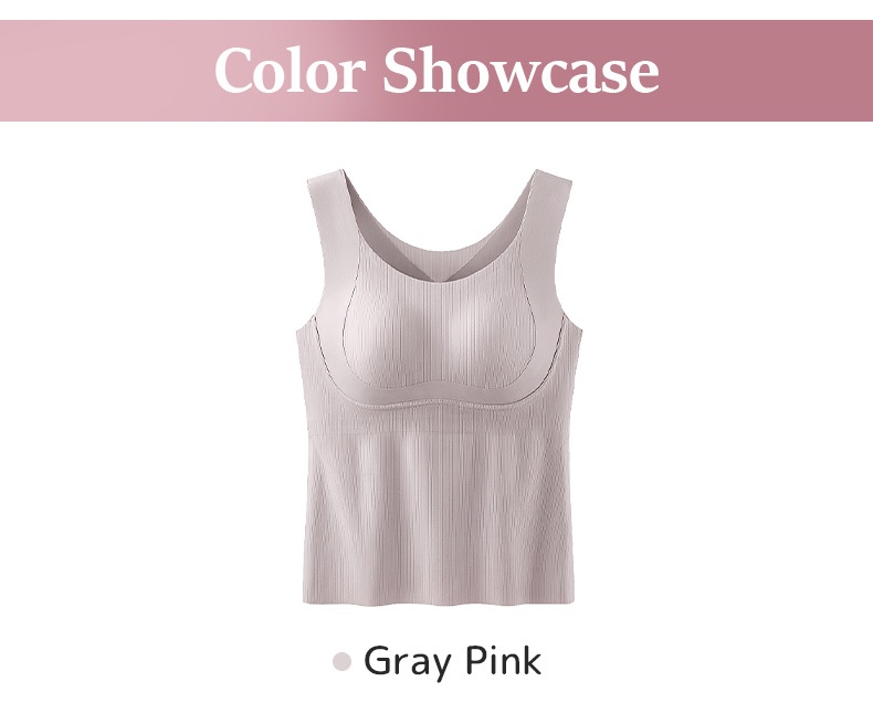 Slimming Tank Top Bra-free Design & Full Coverages, Smooth Hems For Seamless Comfort Wear VEIMIA