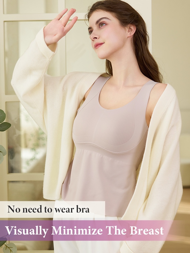 Slimming Tanks Top Bra-free Design & Full Coverage, Smooth Hems For Seamless Comfort Wear VEIMIA
